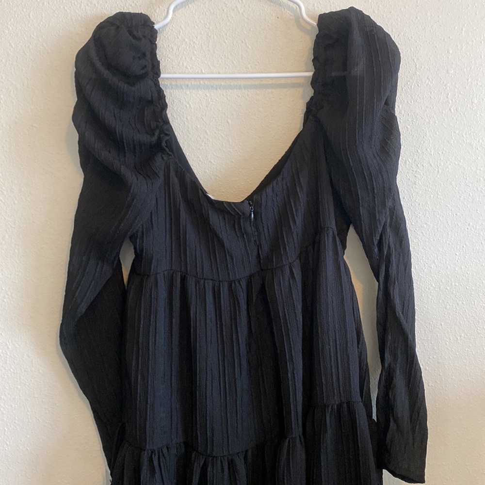 Ruched Long sleeve Maxi Dress - Picture 5 of 6